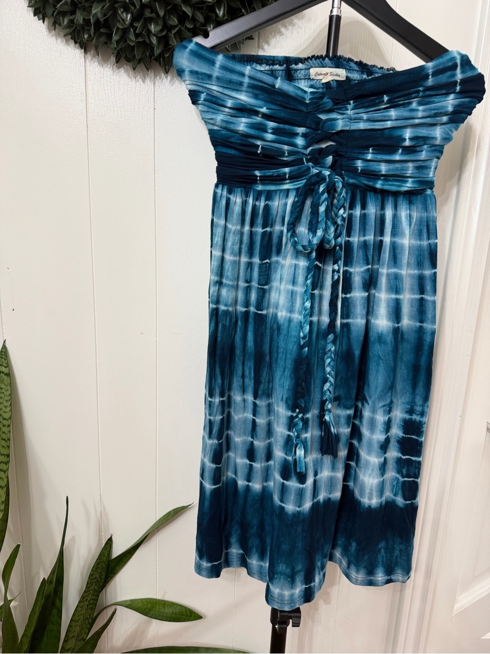 Fun In The Sun Strapless Tie Die Summertime Dress!